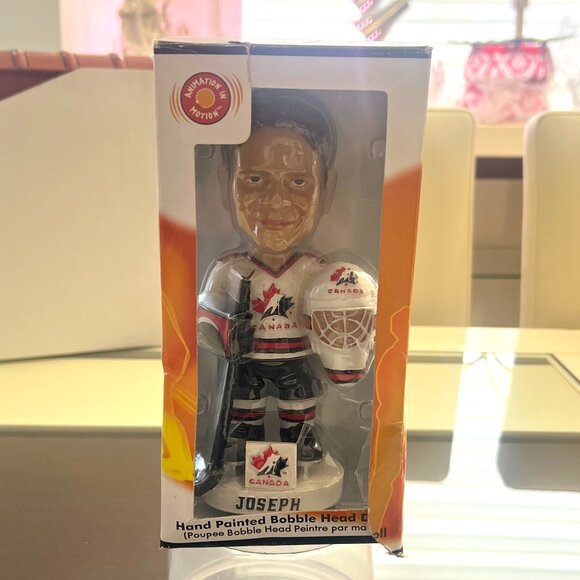 Curtis Joseph Hand Painted Bobblehead by Animation In Motion Collectible Series! - Picture 1 of 6